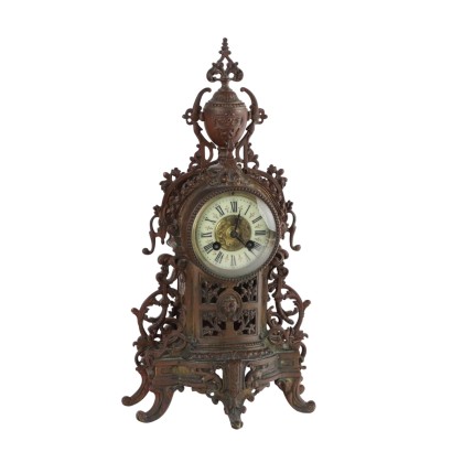 Reloj Antiguo Estilo Ecléctico Bronce Francia Siglo XIX-XIX