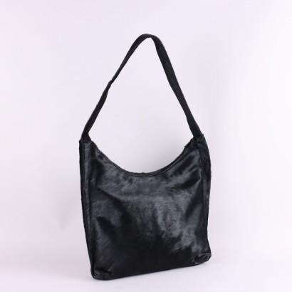 Sac en peau de poney noir