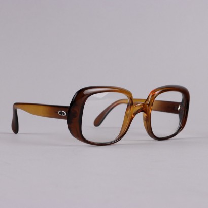 Christian Dior Lunettes Vintage Carrées Plastique France