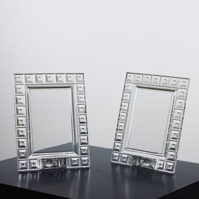 Pair of Crystal Photo Frames by Rosenthal