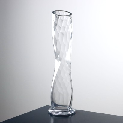 Vase Driade Wells III By Borek Sipek Vintage Verre Années 90