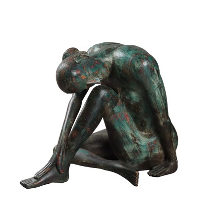 Nudo Femminile Scultura Lignea