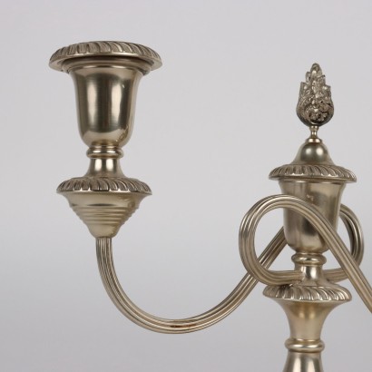 Pair of Pampalon Silver Candelabra