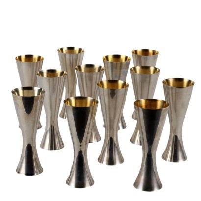 Twelve Silver Goblets Brandimarte Florence