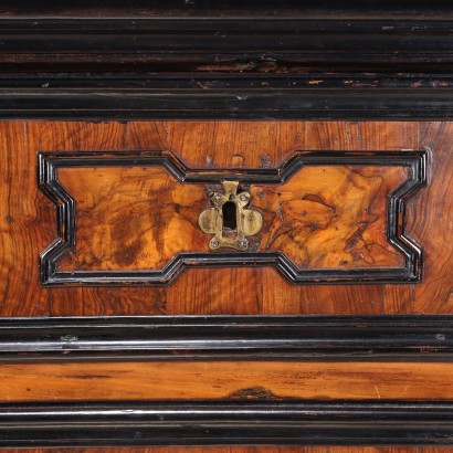 chest of drawers with a drop-leaf