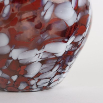 Fratelli Toso Vase aus geblasenem Glas