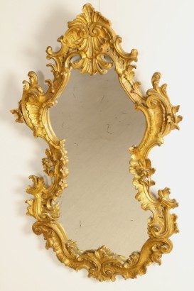 antiques, mirrors, curvilinear, Mirror frame