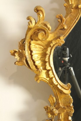 antiques, mirrors, curvilinear, Mirror frame