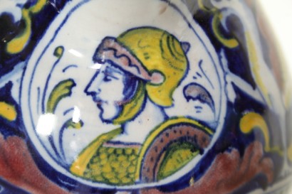 antigüedades, cerámica, par de jarras, I.C.A.P., Industria Ceramiche Angelo Pascucci, 1925-30, cerámica policromada