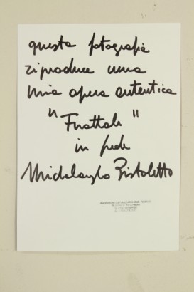 contemporary art, Michelangelo Pistoletto 1933, fractal, 2000, #arte 1999 #contemporanea