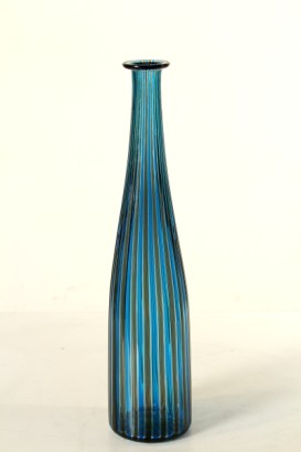 venini, 1988, barrel-shaped glass, murano, bottle, #modernariato, #oggettistica
