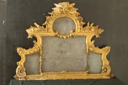 miroir, lombardia, XVIIIe siècle, #antiquariato, #specchi, #dimanoinmano