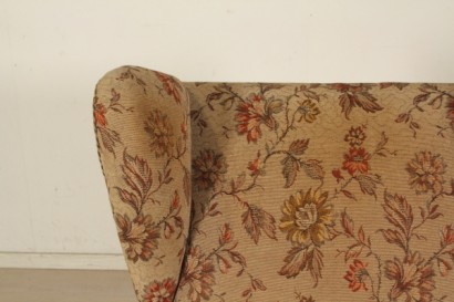 sillón, años 40-50, haya, tela, hecho en Italia, # antigüedades modernas, # sillones, # {* $ 0 $ *}