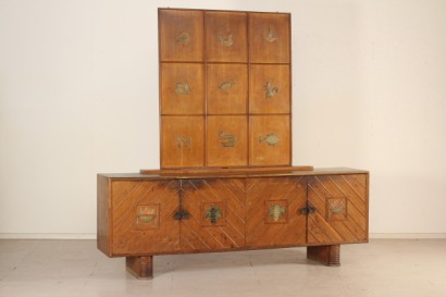 Mobile, buffet, 30 years, oak, decoration, made in italy, #modernariato, #dimanoinmano