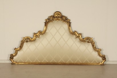 cabecero, cama, tallado de madera, dorados, 900, hecha en Italia, #bottega, #mobiliinstile, #dimanoinmano