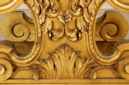 Consol, bois, sculpté doré, Baroque, 900, faite en Italie, #bottega, #mobiliinstile, #dimanoinmano