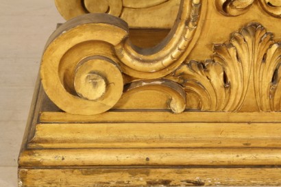 Consol, carved wood, gilded, Baroque, 900, made in italy, #bottega, #mobiliinstile, #dimanoinmano