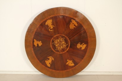 table, round, the Empire, 800, France, walnut, rosewood, #antiquariato, #tavoli, #dimanoinmano