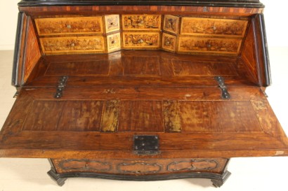 limelight, Baroque style, walnut, cherry, maple, 1700, Lombardia, made in italy, certificate, #antiquariato, #ribalte, #dimanoinmano