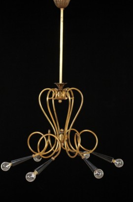 Lampe, 1950er Jahre, Messing, Aluminium, made in Italy, #modernity, #lighting, # {* $ 0 $ *}