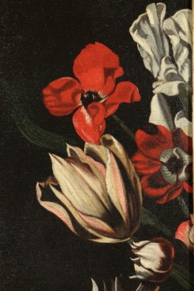 Detalle del retrato del botánico