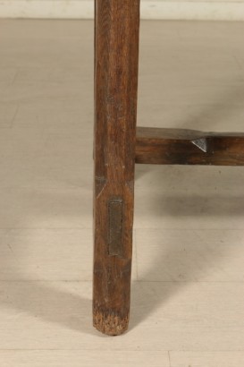 Jambe particulier sculptée table