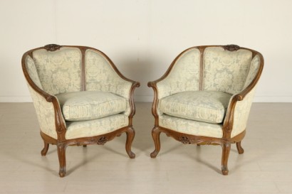 Couple armchairs in style