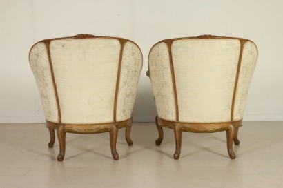 Particular retro style chairs Pair