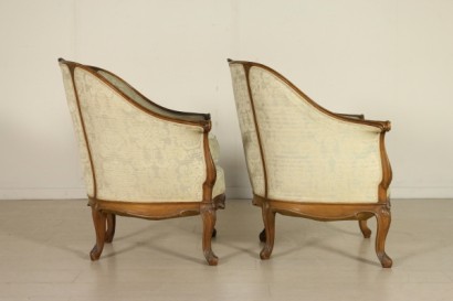 Particular side Couple accent Baroque armchairs