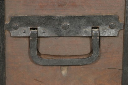 Walnut trunk handle