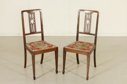 Paar Jugendstil Stühle
