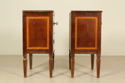 Side Pair bedside tables in Directoire style