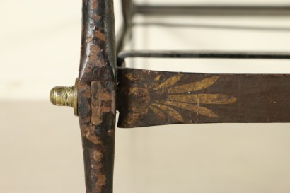 Particular cama en hierro forjado, siglo XVIII