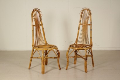 Sillas de bambú, antigüedades modernas, diseño, vintage, silla, silla de diseño, silla antigua moderna, silla vintage, silla de los años 60, # {* $ 0 $ *}, #modern, #design, #vintage, #madeinitaly