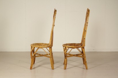 Sillas de bambú, antigüedad moderna, diseño, vintage, silla, silla de diseño, silla moderna, silla vintage, silla de los años 60, # {* $ 0 $ *}, #modern, #design, #vintage, #madeinitaly