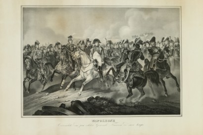Napoleone circondato dai più celebri generali francesi de