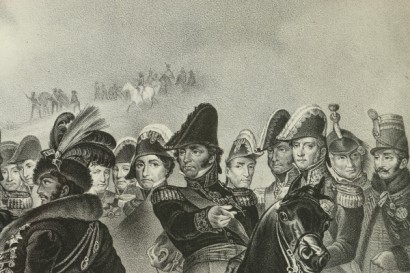 Napoleone circondato dai più celebri generali francesi de