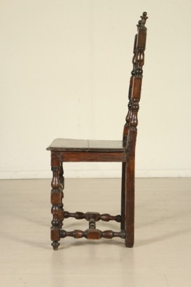 Group of six chairs to the spool - side