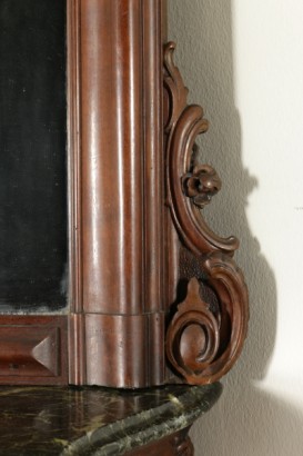 Konsolentisch mit Spiegel Louis Philippe-detail