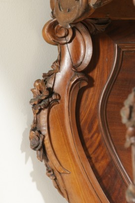 Console table with mirror Louis Philippe-detail