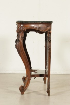 Console table with mirror Louis Philippe-left side view