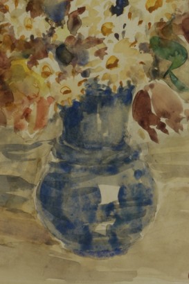 Giuseppe Maggi (1875-1946), Vaso di fiori - particolare