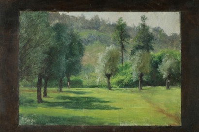 Francesco Bosso (1863-1933), paire de paysages