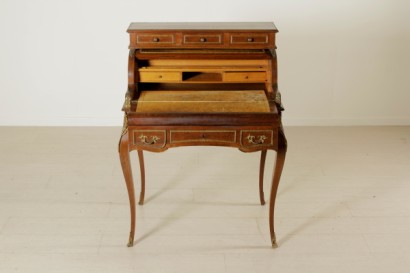 {* $ 0 $ *}, escritorio con solapa, escritorio de 1900, escritorio de principios de 1900, escritorio de principios de 1900, escritorio de palisandro, escritorio francés, escritorio antiguo, escritorio antiguo, escritorio antiguo