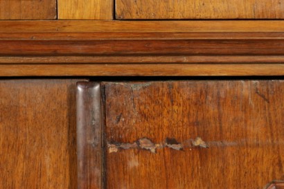 Cupboard with plate rack-detail