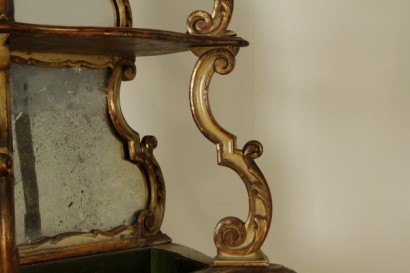 Table console-planteur avec miroir-détail