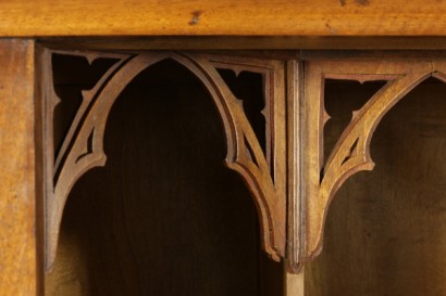Neo-gotischen Kabinett-detail