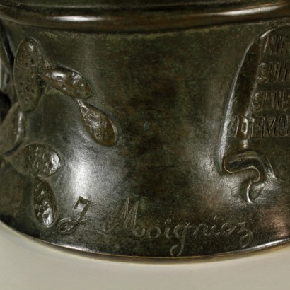 Pareja de jarrones de bronce por Jules Moigniez - particular