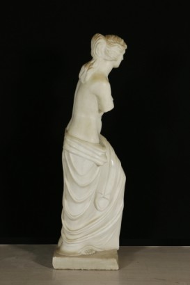 Marble statue-side