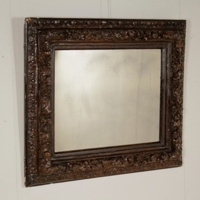 espejo, espejo 800, espejo de madera y yeso, espejo de finales del siglo XIX, # {* $ 0 $ *}, # espejo, # mirror800, #specchiolegnoegesso, # specchiofine800